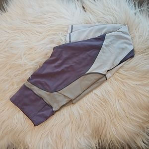 Athleta leggings with mesh detail